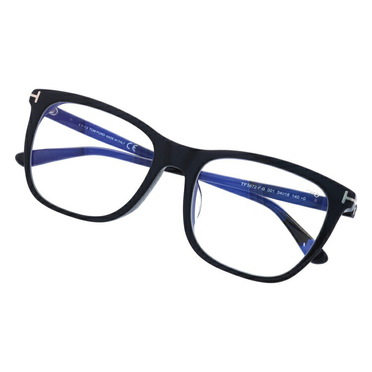 【選べる15色 ライトカラーレンズ】トムフォード ライトカラー サングラス TOM FORD アジアンフィット FT5672-F-B (TF5672-F-B) 001 54サイズ ウェリントン メンズ レディース アウトドア 運転 ドライブ レジャー UVカット 伊達 メガネ 眼鏡