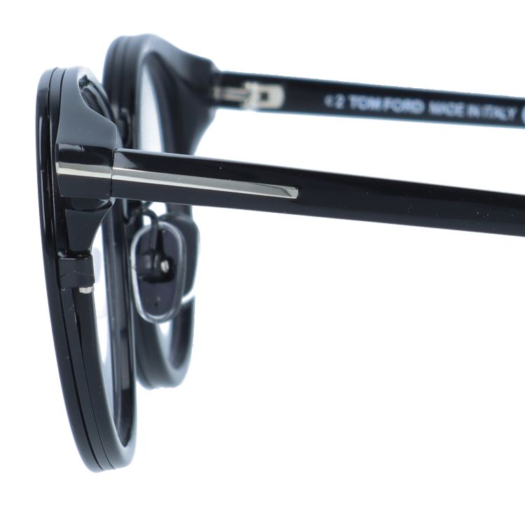 トムフォード メガネフレーム 伊達メガネ アジアンフィット TOM FORD FT5784DB 005 48サイズ ボストン型 TF5784DB / FT5784-D-B 度なしブルーライトカットレンズ付 PC スマートフォン メンズ レディース トム・フォード
