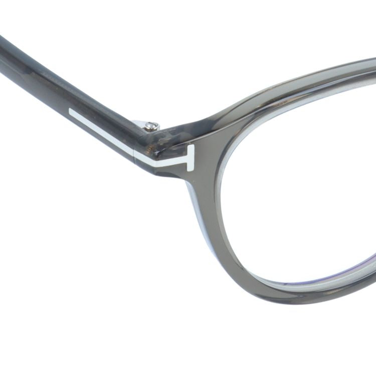 トムフォード メガネフレーム 伊達メガネ アジアンフィット TOM FORD FT5857DB 020 48サイズ ウェリントン型 TF5857DB / FT5857-D-B 度なしブルーライトカットレンズ付 PC スマートフォン メンズ レディース トム・フォード