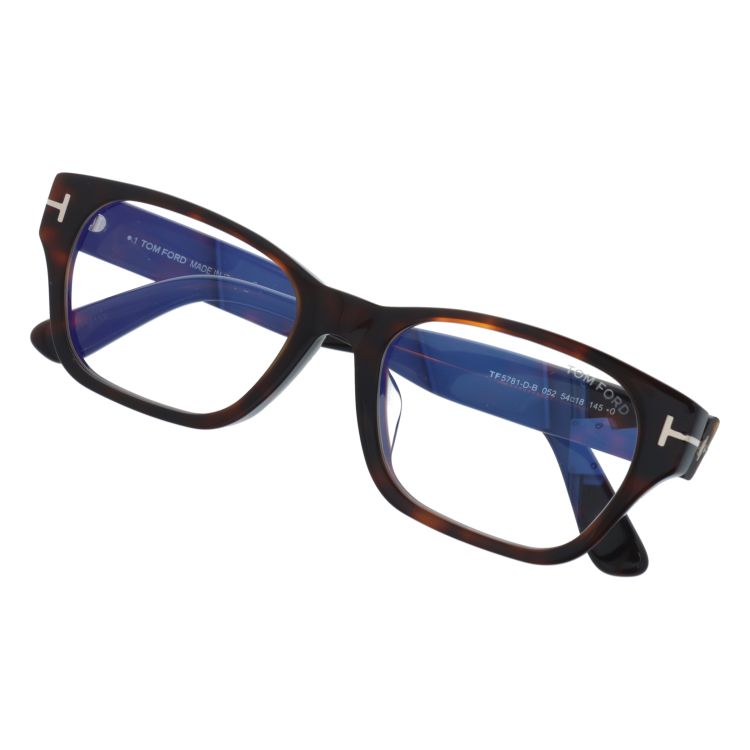 【訳あり】トムフォード メガネフレーム 伊達メガネ アジアンフィット TOM FORD FT5781-D-B 052 54サイズ スクエア型 ユニセックス メンズ レディース