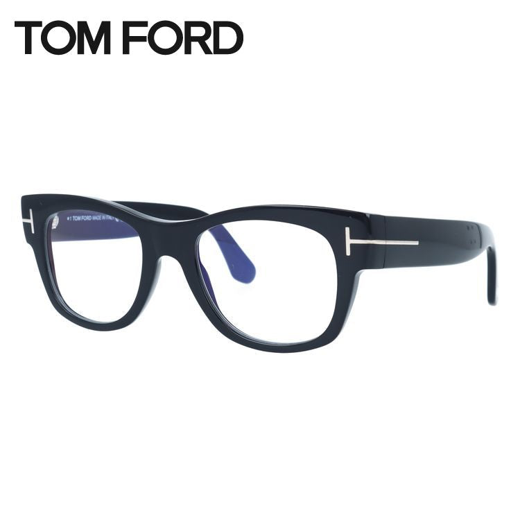 【訳あり】トムフォード メガネフレーム 伊達メガネ レギュラーフィット TOM FORD FT5040-B 001 (TF5040-B 001) 52サイズ ウェリントン型 伊達ブルーライトカットレンズ PCレンズ イタリア製 ユニセックス メンズ レディース