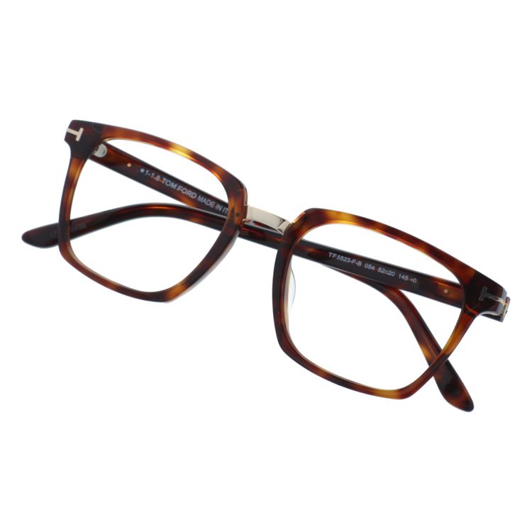【訳あり・フレームのみ】トムフォード アジアンフィット TOM FORD FT5523-F-B 054 52サイズ(TF5523-F-B 054 52) スクエア型 アウトレット品 ユニセックス メンズ レディース