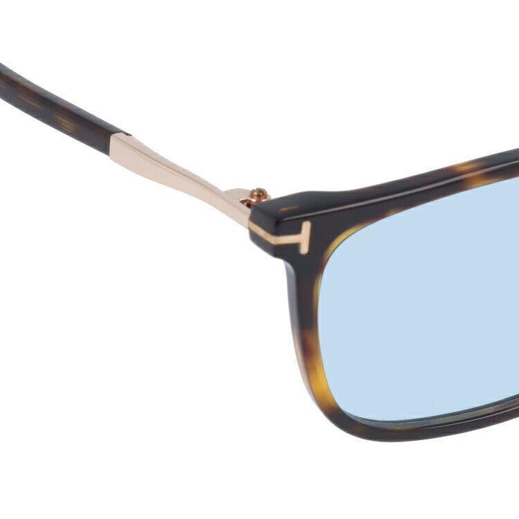 【選べる15色 ライトカラーレンズ】トムフォード ライトカラー サングラス TOM FORD FT5398F 052 54 (TF5398F 052 54) アジアンフィット スクエア型 メンズ レディース アウトドア 運転 ドライブ レジャー UVカット 伊達 メガネ 眼鏡