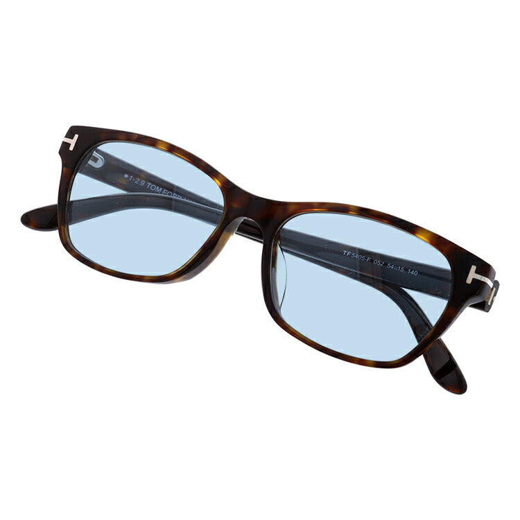 【選べる15色 ライトカラーレンズ】トムフォード ライトカラー サングラス TOM FORD FT5405F 052 54 (TF5405F 052 54) アジアンフィット スクエア型 メンズ レディース アウトドア 運転 ドライブ レジャー UVカット 伊達 メガネ 眼鏡