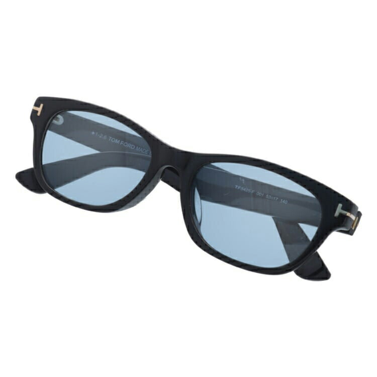 【選べる15色 ライトカラーレンズ】トムフォード ライトカラー サングラス TOM FORD FT5425F 001 53|TF5425F 001 53 アジアンフィット スクエア型 メンズ レディース アウトドア 運転 ドライブ レジャー UVカット 伊達 メガネ 眼鏡