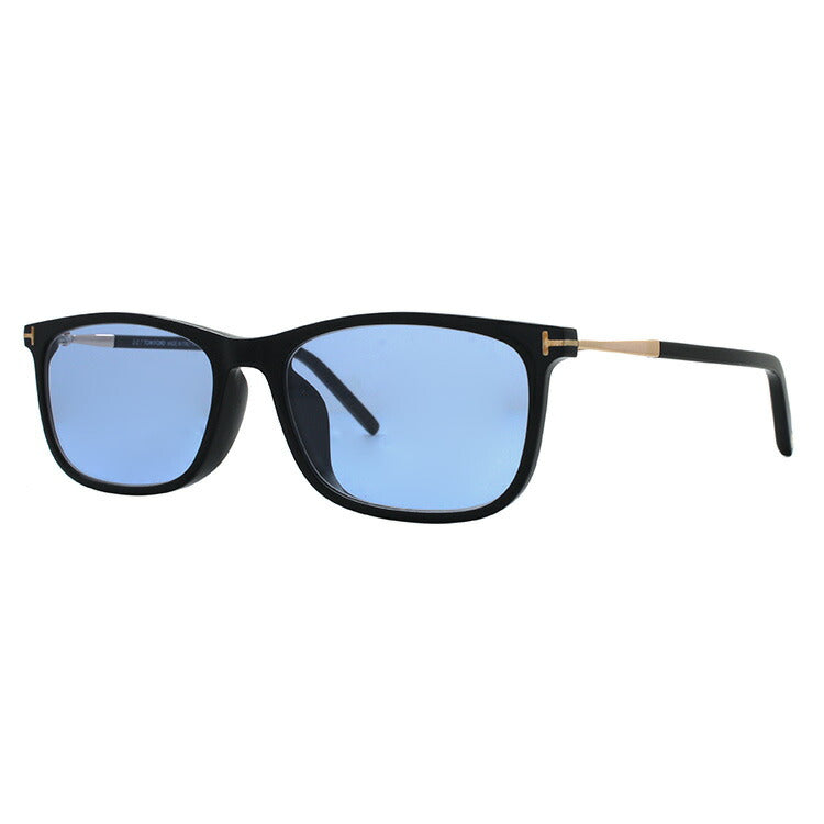 【選べる15色 ライトカラーレンズ】トムフォード ライトカラー サングラス TOM FORD FT5398F 001 54|TF5398F 001 54 アジアンフィット スクエア型 メンズ レディース アウトドア 運転 ドライブ レジャー UVカット 伊達 メガネ 眼鏡