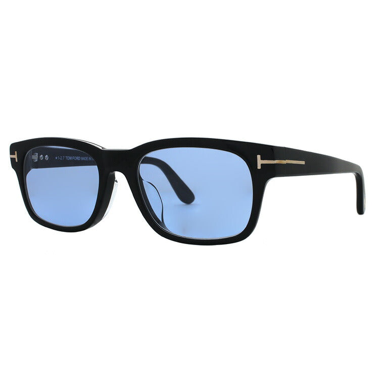 【選べる15色 ライトカラーレンズ】トムフォード ライトカラー サングラス TOM FORD FT5432F 001 52|TF5432F 001 52 アジアンフィット スクエア型 メンズ レディース アウトドア 運転 ドライブ レジャー UVカット 伊達 メガネ 眼鏡