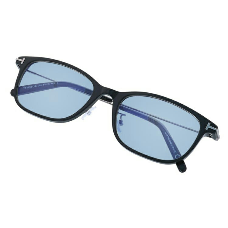 【選べる15色 ライトカラーレンズ】トムフォード ライトカラー サングラス TOM FORD FT5650DB 001 54|TF5650DB 001 54 調整可能ノーズパッド スクエア型 メンズ レディース アウトドア 運転 ドライブ レジャー UVカット 伊達 メガネ 眼鏡
