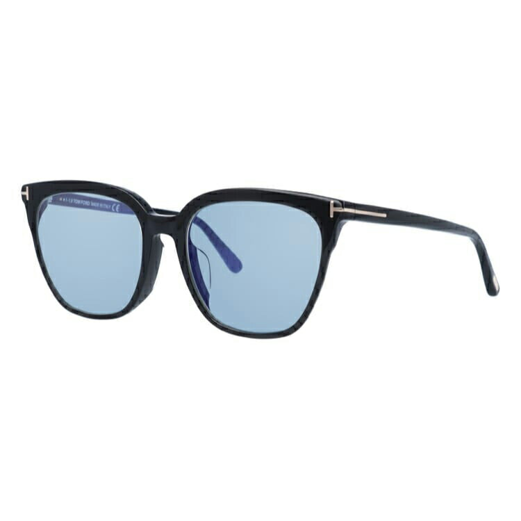 【選べる15色 ライトカラーレンズ】トムフォード ライトカラー サングラス TOM FORD FT5599FB 001 53|TF5599FB 001 53 アジアンフィット ウェリントン型 メンズ レディース アウトドア 運転 ドライブ レジャー UVカット 伊達 メガネ 眼鏡