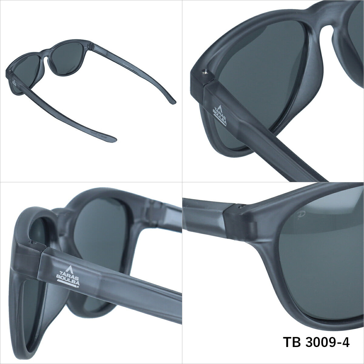 タラスブルバ 偏光 サングラス ミラーレンズ アジアンフィット TARAS BOULBA TB 3009 全3カラー 53サイズ ウェリントン型 メンズ レディース UVカット 紫外線 カラーサングラス ブランド 人気 定番 アウトドア 釣り 海 川 フィッシング ドライブ レジャー