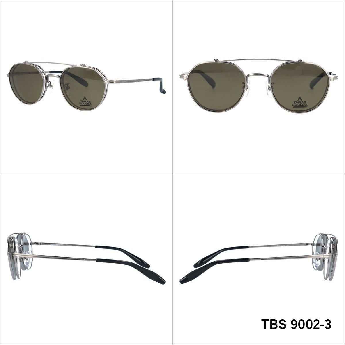 タラスブルバ 偏光サングラス TARASBOULBA TBS 9002 全3カラー 48サイズ クラウンパント(ボストン) メンズ レディース 男性 女性 UVカット 紫外線 対策 ブランド 眼鏡 メガネ アイウェア 人気 おすすめ ラッピング無料