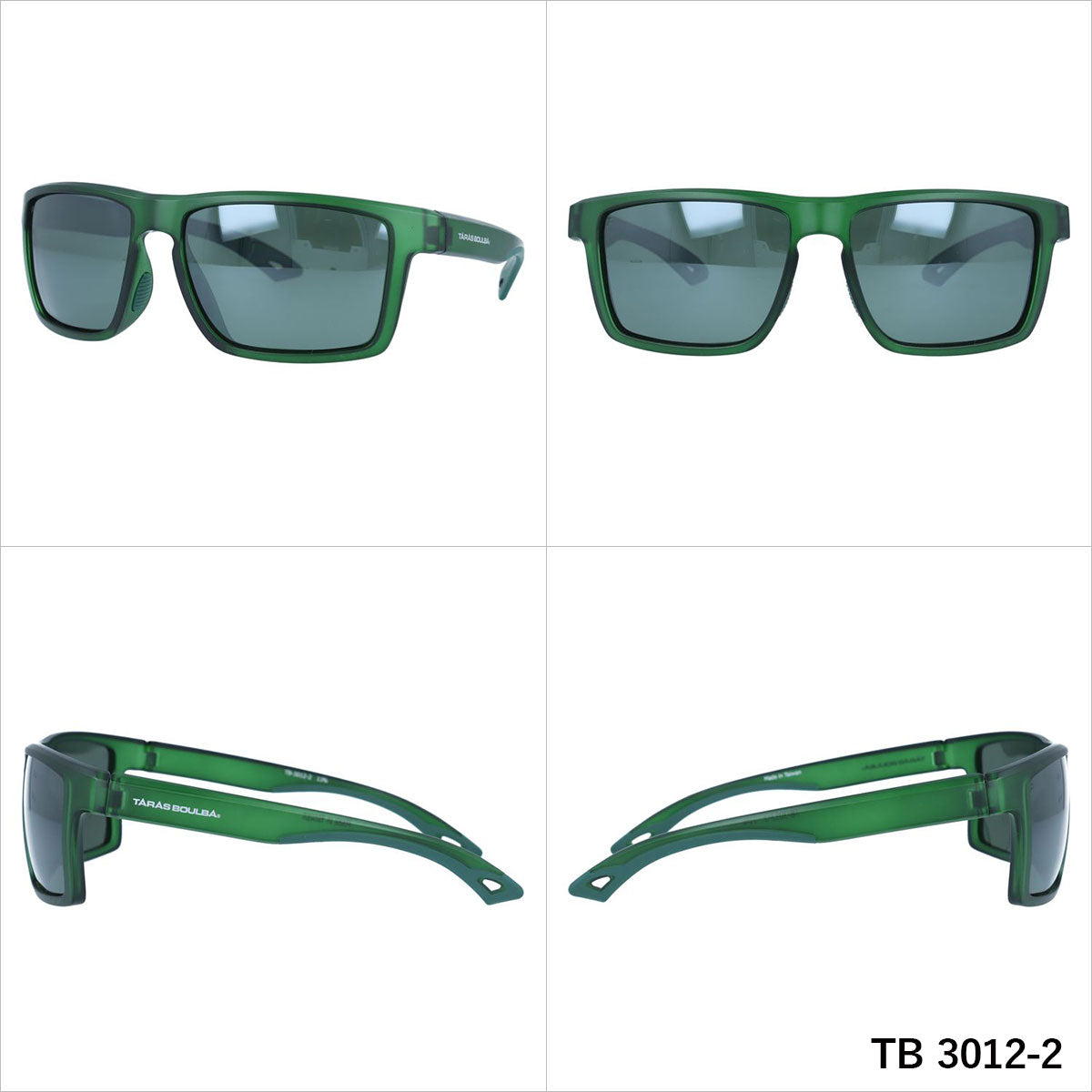 タラスブルバ サングラス 偏光サングラス ミラーレンズ アジアンフィット TARASBOULBA TB 3012 60サイズ スクエア型 ユニセックス メンズ レディース