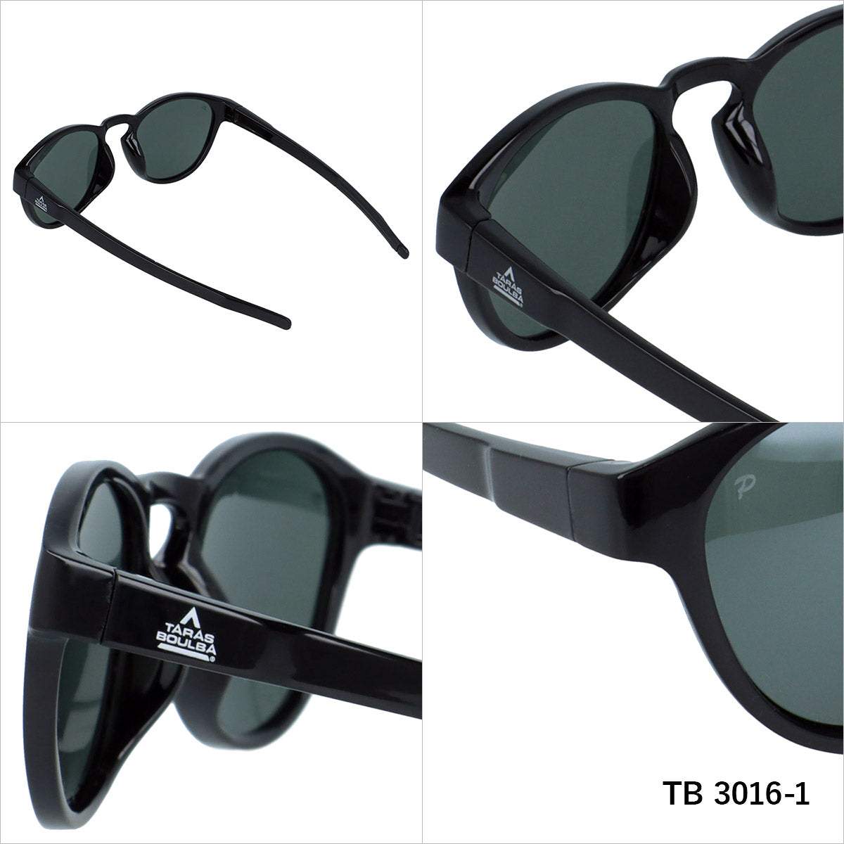 タラスブルバ サングラス 偏光サングラス ミラーレンズ アジアンフィット TARASBOULBA TB3016 全2カラー 51サイズ 国内正規品 ボストン型 反射光をカット ポラライズド 高機能サングラス ユニセックス メンズ レディース