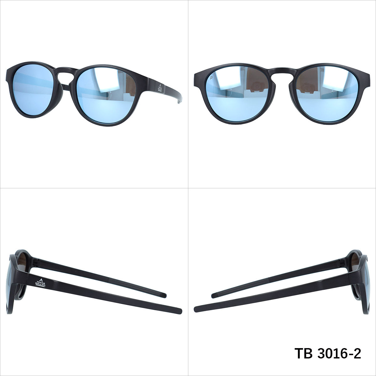 タラスブルバ サングラス 偏光サングラス ミラーレンズ アジアンフィット TARASBOULBA TB3016 全2カラー 51サイズ 国内正規品 ボストン型 反射光をカット ポラライズド 高機能サングラス ユニセックス メンズ レディース