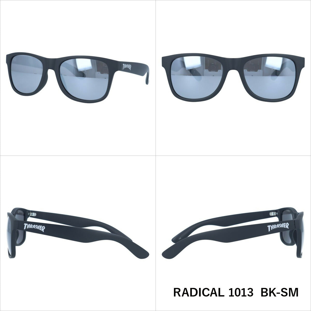 【訳あり】スラッシャー サングラス ミラーレンズ カラーレンズ メンズ レディース UVカット THRASHER ブランド RADICAL 1013 55 ウェリントン | 紫外線対策 おすすめ 人気 プレゼント ドライブ レジャー キャンプ アウトドア フィッシング 海 川 山 オールシーズン
