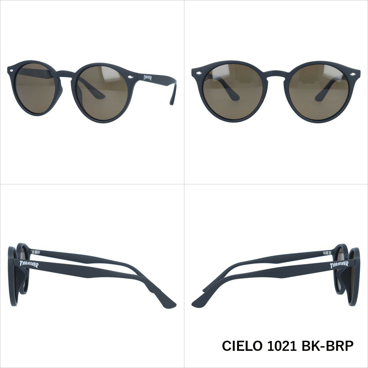 【訳あり】スラッシャー 偏光 サングラス カラーレンズ メンズ レディース UVカット THRASHER ブランド CIELO 1021 51 ボストン | 紫外線 対策 おすすめ 人気 プレゼント 運転 ドライブ レジャー キャンプ アウトドア 釣り フィッシング 海 川 山 春 夏 秋 冬 ランニング