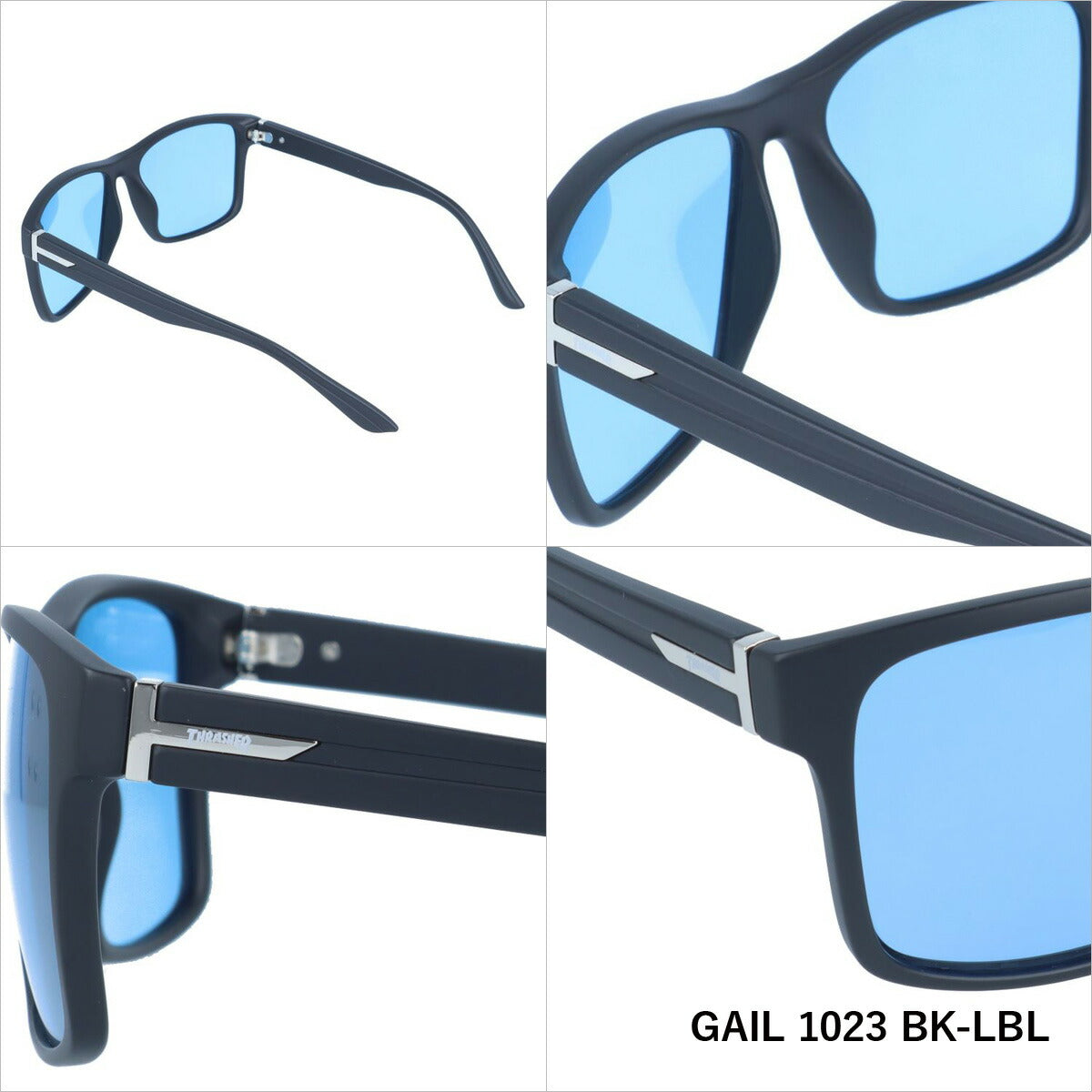 スラッシャー 偏光 サングラス カラーレンズ メンズ レディース UVカット THRASHER ブランド GAIL 1023 56 ウェリントン | 紫外線 対策 おすすめ 人気 プレゼント 運転 ドライブ レジャー キャンプ アウトドア 釣り フィッシング 海 川 山 春 夏 秋 冬 ランニング