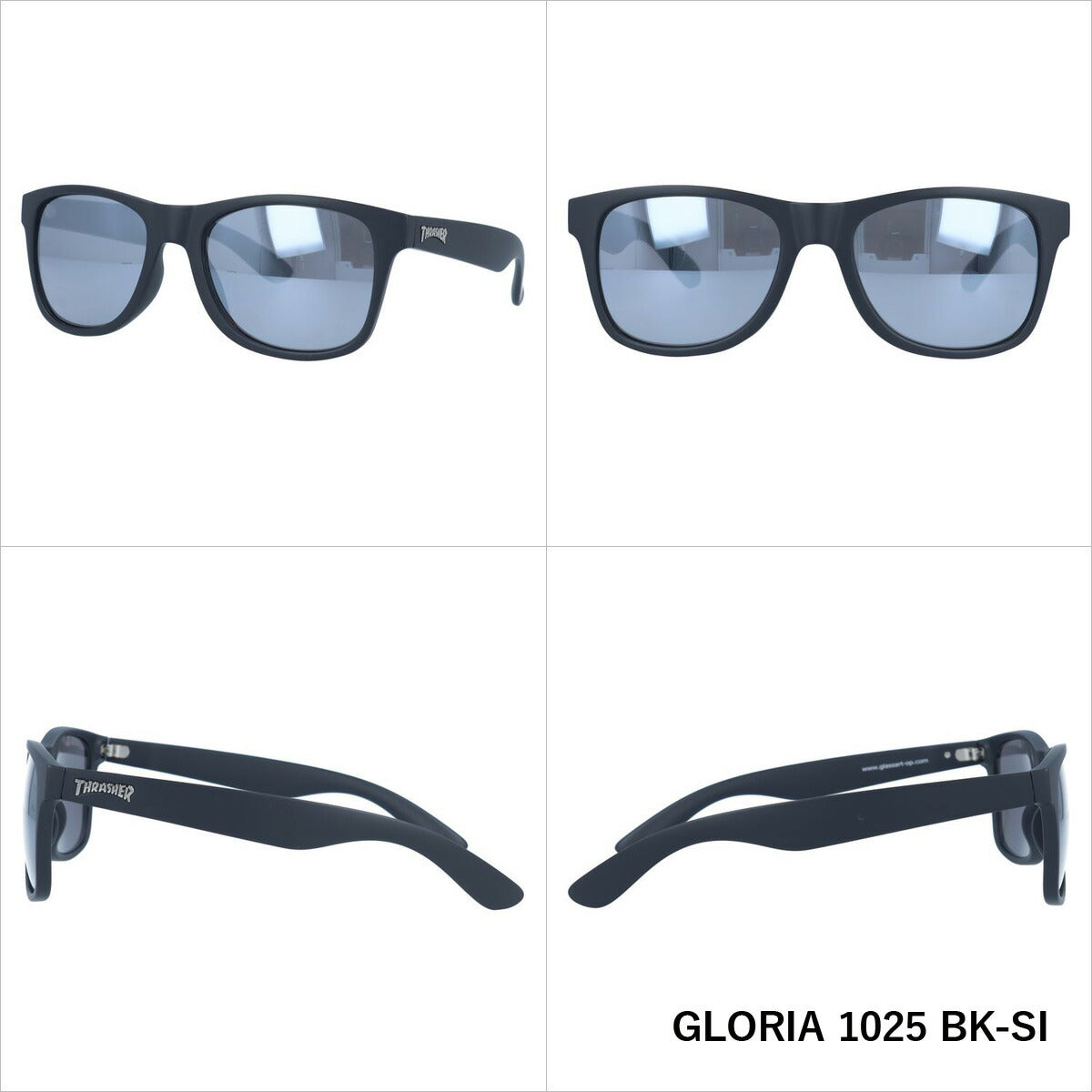 スラッシャー サングラス ミラーレンズ カラーレンズ メンズ レディース UVカット THRASHER ブランド GLORIA 1025 54 ウェリントン | 紫外線 対策 おすすめ 人気 プレゼントドライブ レジャー キャンプ アウトドア 釣り フィッシング 海 川 山 春 夏 秋 冬 ランニング