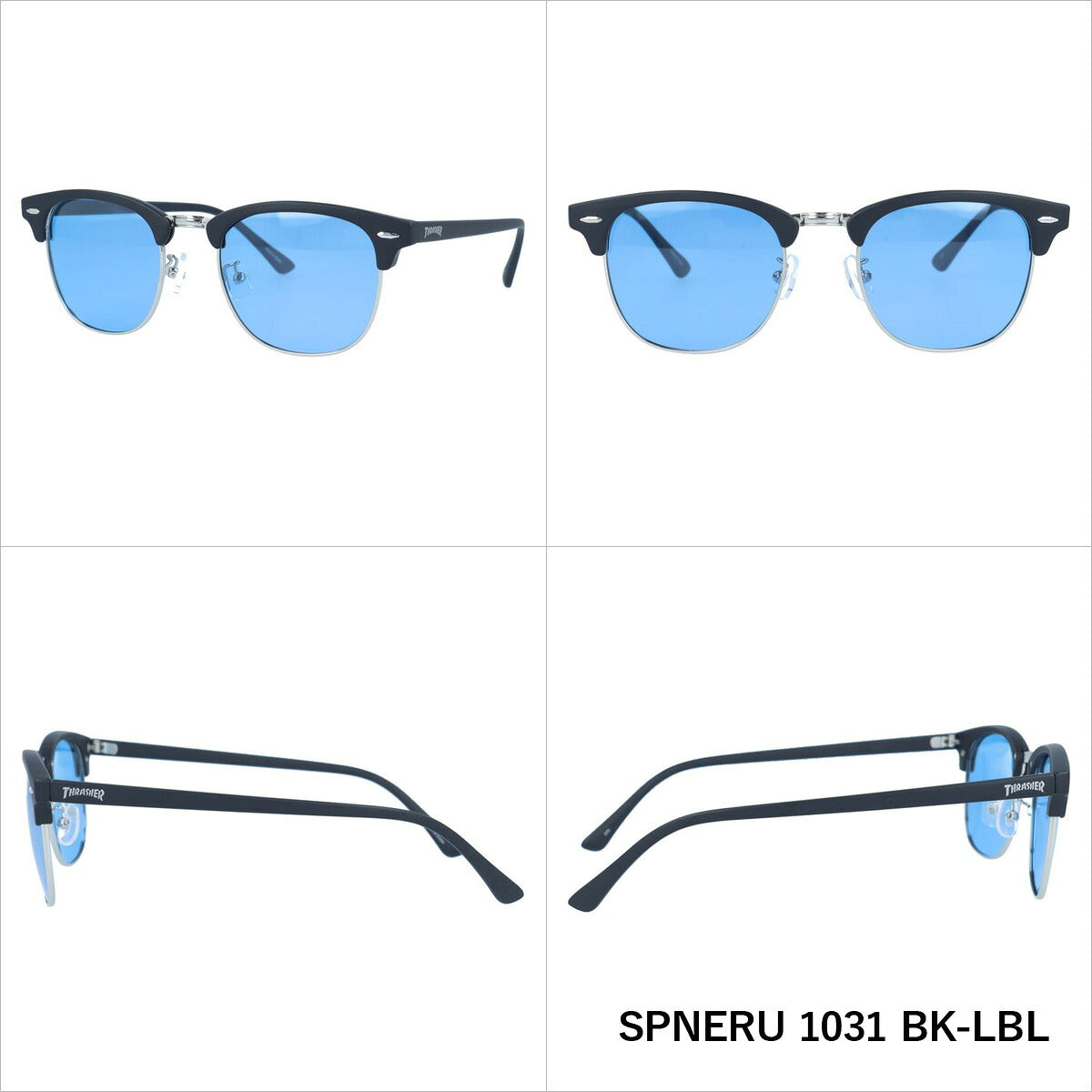 【訳あり】スラッシャー 偏光 サングラス カラーレンズ メンズ レディース UVカット THRASHER ブランド SPINEL 1031 50 ブロー | 紫外線 対策 おすすめ 人気 プレゼント 運転 ドライブ レジャー キャンプ アウトドア 釣り フィッシング 海 川 山 春 夏 秋 冬 ランニング