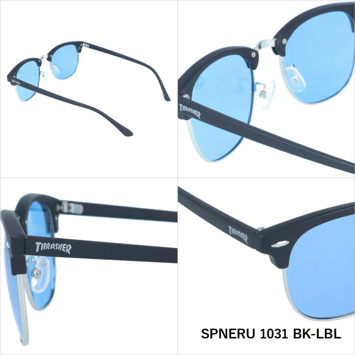 【訳あり】スラッシャー 偏光 サングラス カラーレンズ メンズ レディース UVカット THRASHER ブランド SPINEL 1031 50 ブロー | 紫外線 対策 おすすめ 人気 プレゼント 運転 ドライブ レジャー キャンプ アウトドア 釣り フィッシング 海 川 山 春 夏 秋 冬 ランニング