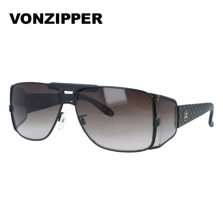 訳あり ボンジッパー サングラス VONZIPPER BROOKLYN BKO 63サイズ ウェリントン型 サイドシールド付き アウトレット品 ユニセックス メンズ レディース