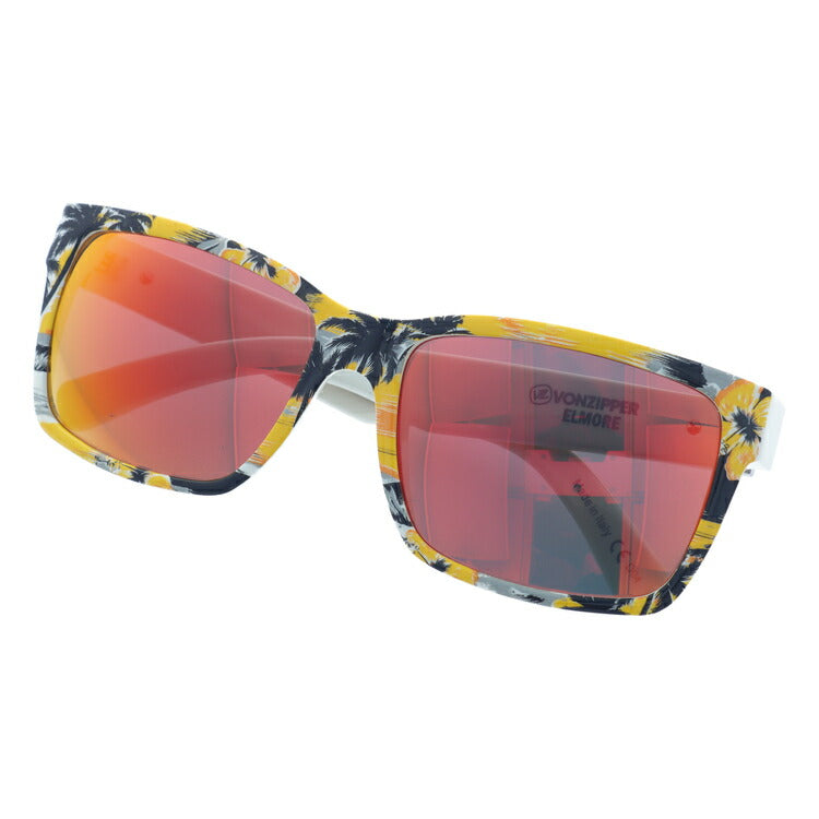 ボンジッパー サングラス VONZIPPER ELMORE YEC エルモア GNARR-WAIIAN オレンジ/ルナグロスレンズ メンズ レディース UVカット 紫外線 ラッピング無料