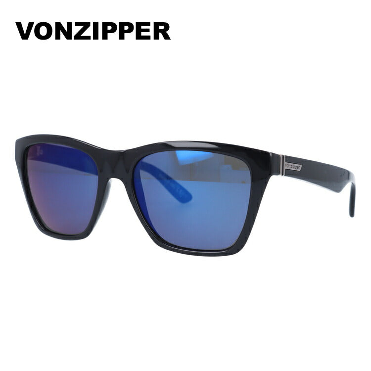 ボンジッパー サングラス ザ・ブッカー ミラーレンズ レギュラーフィット VONZIPPER THE BOOKER BKA 55サイズ ウェリントン ユニセックス メンズ レディース ラッピング無料