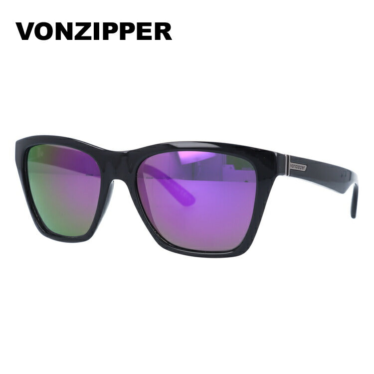 ボンジッパー サングラス ザ・ブッカー ミラーレンズ レギュラーフィット VONZIPPER THE BOOKER BMG 55サイズ ウェリントン ユニセックス メンズ レディース ラッピング無料