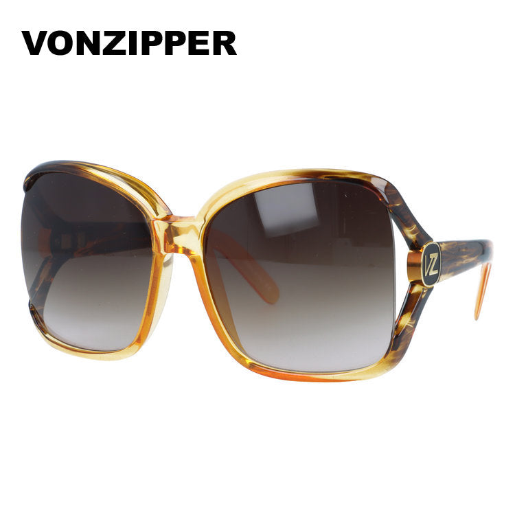 【訳あり】ボンジッパー サングラス ダルマ レギュラーフィット VONZIPPER DHARMA SJJFQDHA TFB 60サイズ ウェリントン(バタフライ)型 アウトレット品 ユニセックス メンズ レディース