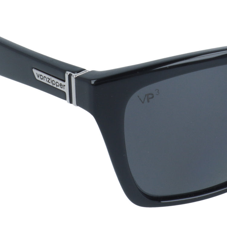 【訳あり】ボンジッパー サングラス ブッカー 偏光サングラス レギュラーフィット VONZIPPER THE BOOKER BPP 55サイズ ウェリントン型 アウトレット品 ポラライズド ユニセックス メンズ レディース