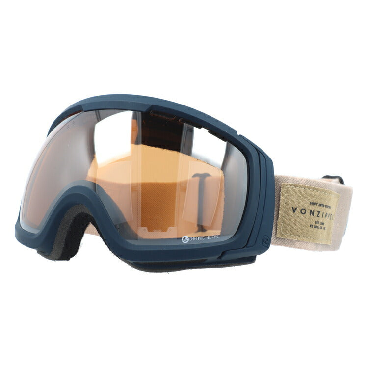 ミラーレンズ スノーゴーグル スキー スノーボード スノボ 球面ダブルレンズ フレームあり メンズ レディース ウィンタースポーツ 曇り防止 曇り止め 誕生日 プレゼント VONZIPPER ボンジッパー FEENOM NLS GMSNLFEN SIV 男性 女性