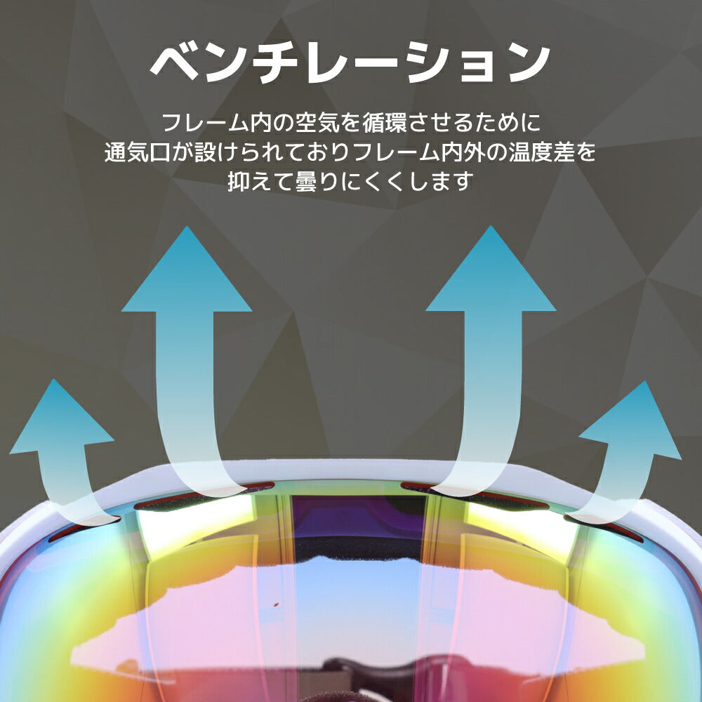 モンターニャ ゴーグル ルクソラ ミラーレンズ アジアンフィット montagna LUXOLA MTG 1426 全2カラー 球面レンズ ダブルレンズ 眼鏡対応 曇りにくい 視界が広い 眩しさ軽減 正確にはっきり見える ユニセックス メンズ レディース