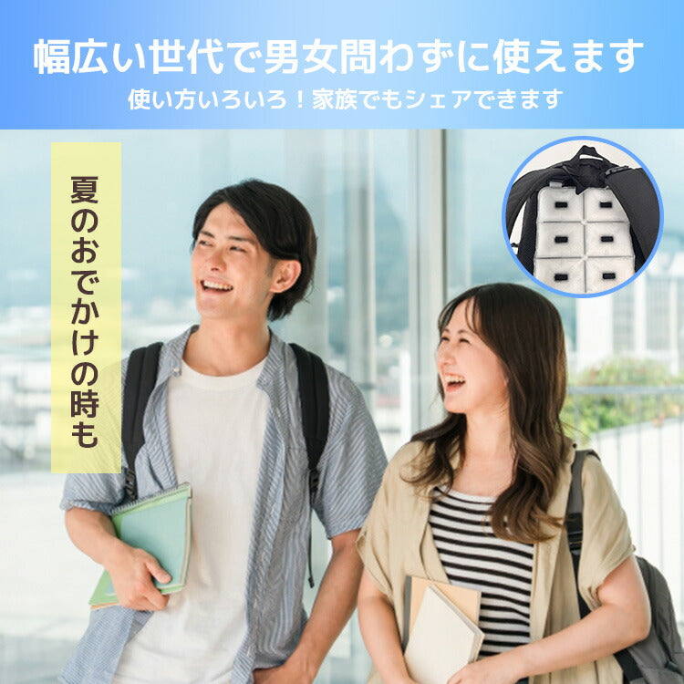 リュックサック用冷感マット クールリュックマット アイスリュックシート リュックサッククーラー 冷感 冷却 ひんやり クール PCM 28℃ 背中 バックパック ランドセル 通勤 通学 ベビーカー 夏 熱中症対策 キッズ ジュニア 大人 子供 allCool オールクール AC-RSC001