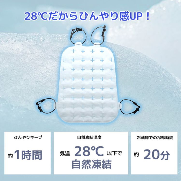 allCool 28℃ リュックサッククーラー 28℃ AC-RSC003-CL オールクール 冷感 特殊冷却素材 薄型 メンズ レディース ユニセックス キッズ ジュニア 通勤 通学 暑さ対策 熱中症対策