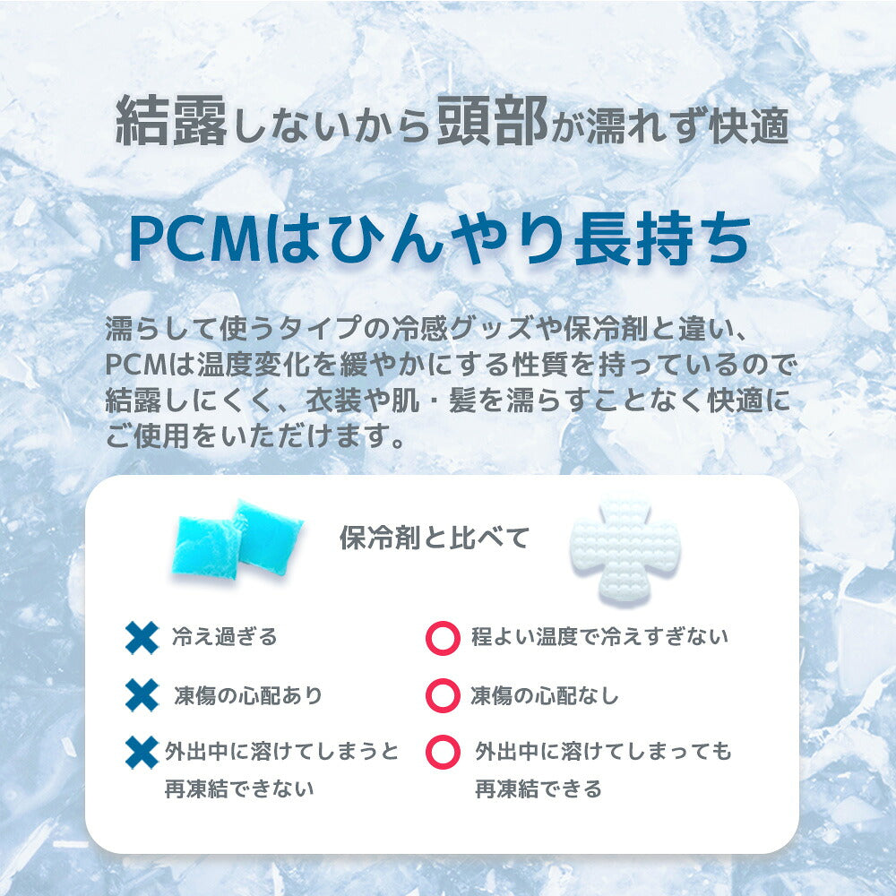 allCool キャップクーラー AC-CC002-BL オールクール 冷感 特殊冷却素材 薄型 メンズ レディース ユニセックス キッズ ジュニア 通勤 通学 暑さ対策 熱中症対策