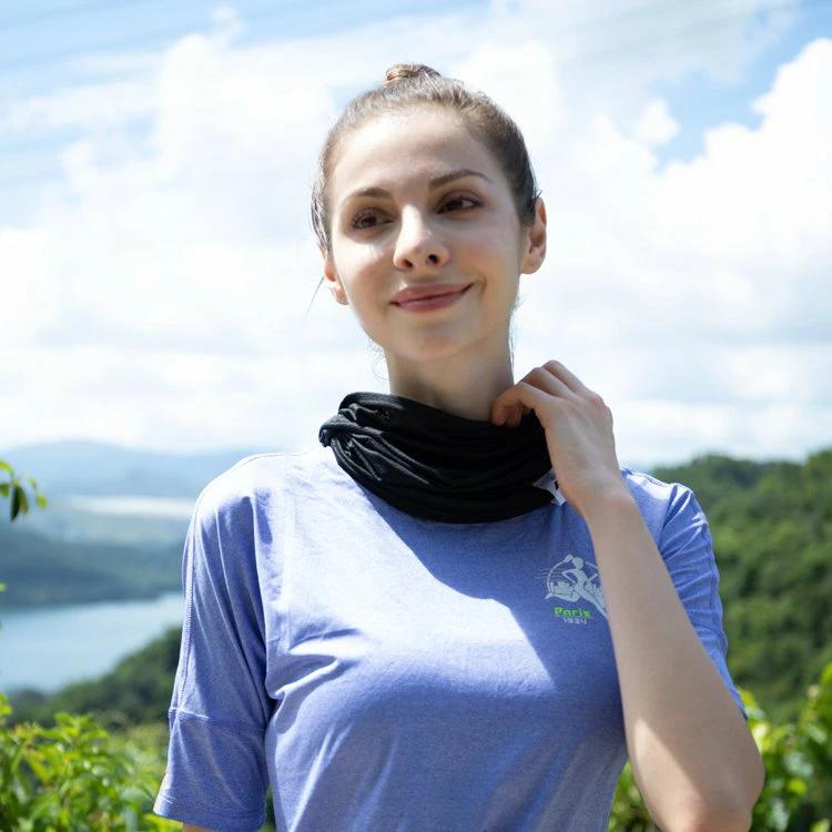 同色5個セット 冷感ネッククーラー ネックガード ロング U.Vカット 夏 吸汗 速乾 伸縮 熱中症対策 日焼け 紫外線対策 まとめ買い ALL COOL AC-NC001 全2カラー