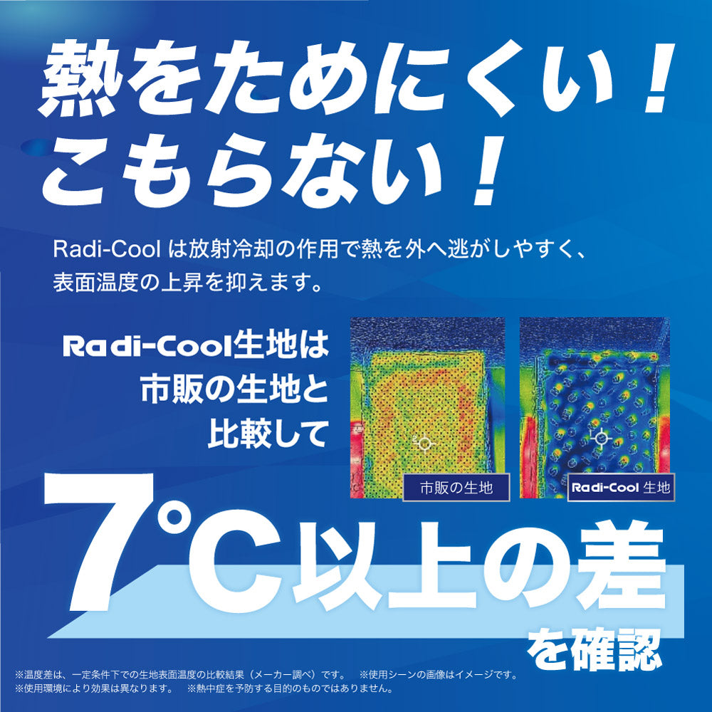 ラディクール スポーツキャップ 冷感ハット 帽子 キャップ 日よけ付き UPF50+  熱中症対策 紫外線対策 ALL COOL AC-RDRC001 全2カラー Radi-Cool 放射冷却素材 軽量 メッシュ素材で通気性抜群 撥水性 炎天下でも日陰のように涼しく快適