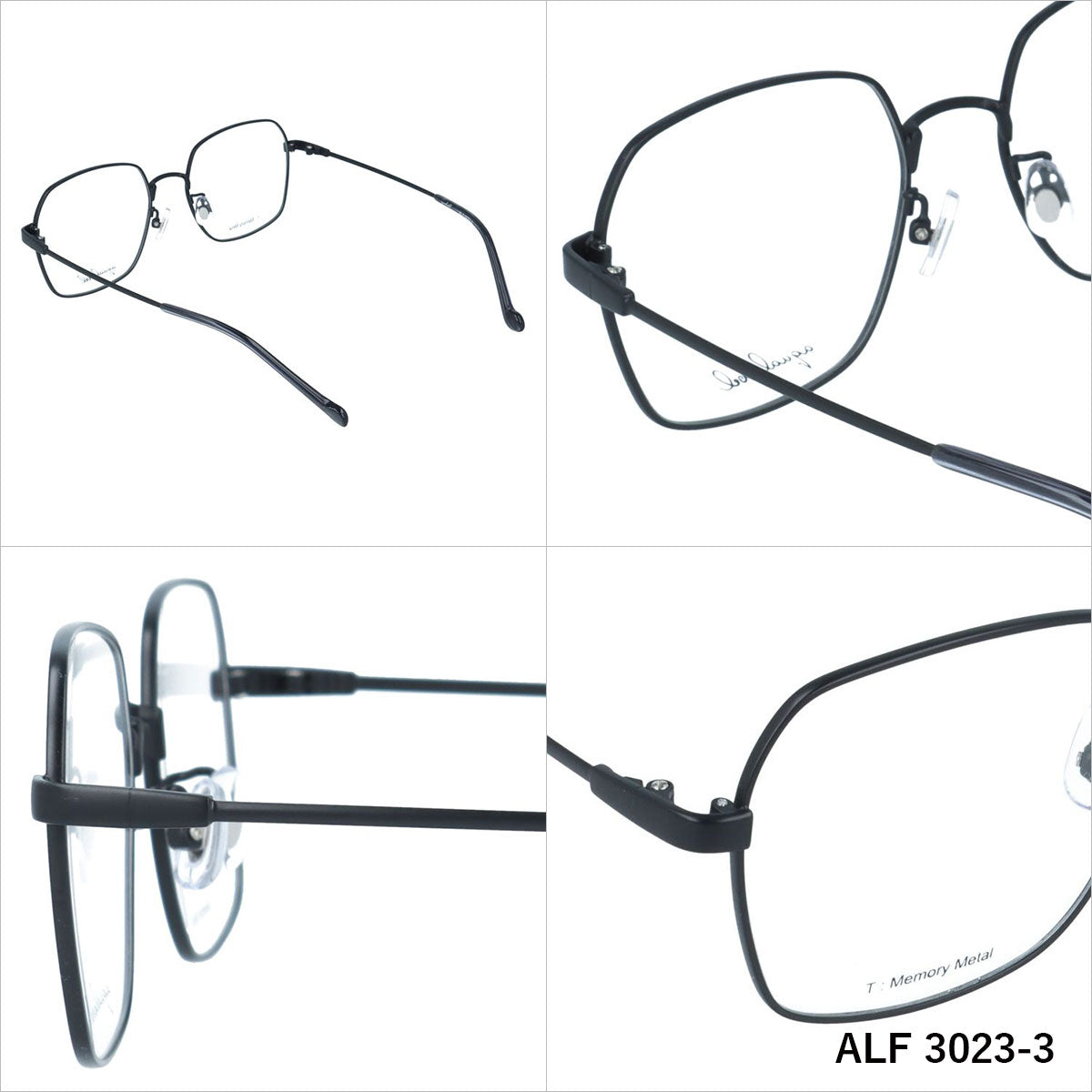 アクアレーベル メガネフレーム 伊達メガネ AQUALABEL ALF 3023 54サイズ ヘキサゴン型 ユニセックス メンズ レディース