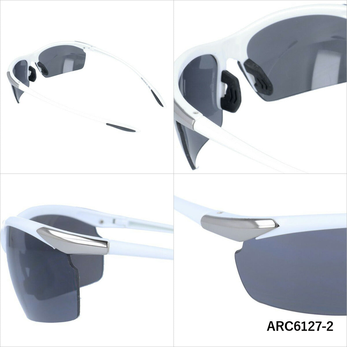 アークスタイル ARC 6127 ランニング用サングラス (ARC6127) ARCSTYLE アジアンフィット UVカット ラッピング無料
