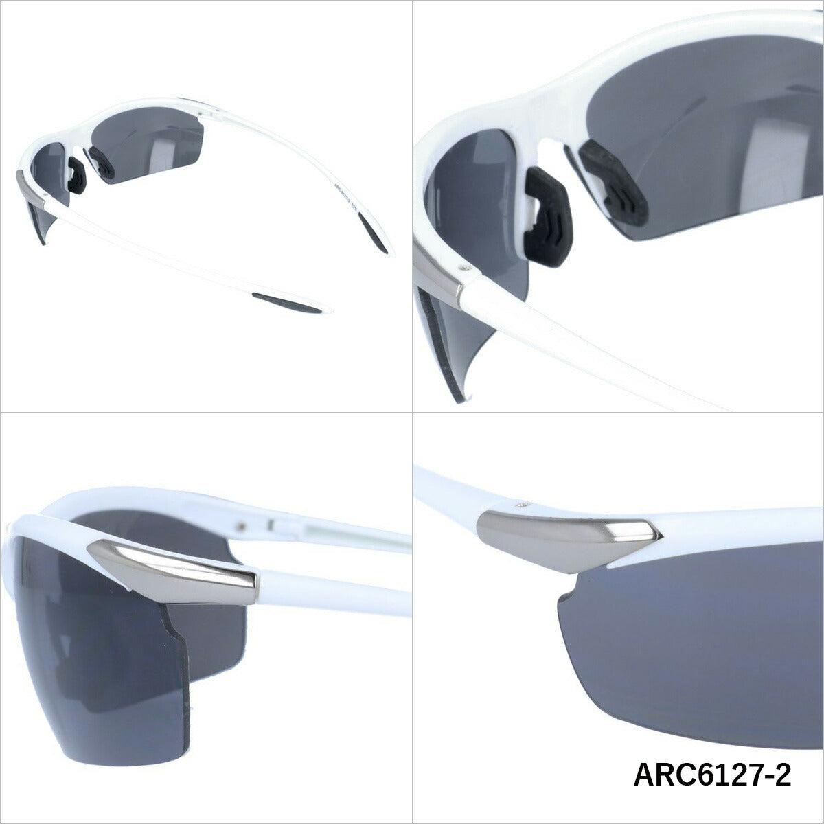 アークスタイル サングラス ミラーレンズ アジアンフィット ARC Style ARC6127 72サイズ スポーツ型 ユニセックス メンズ レディース
