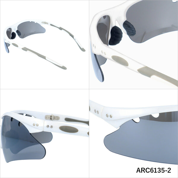 アークスタイル ARC 6135 ランニング用サングラス (ARC6135) ARCSTYLE アジアンフィット UVカット ラッピング無料