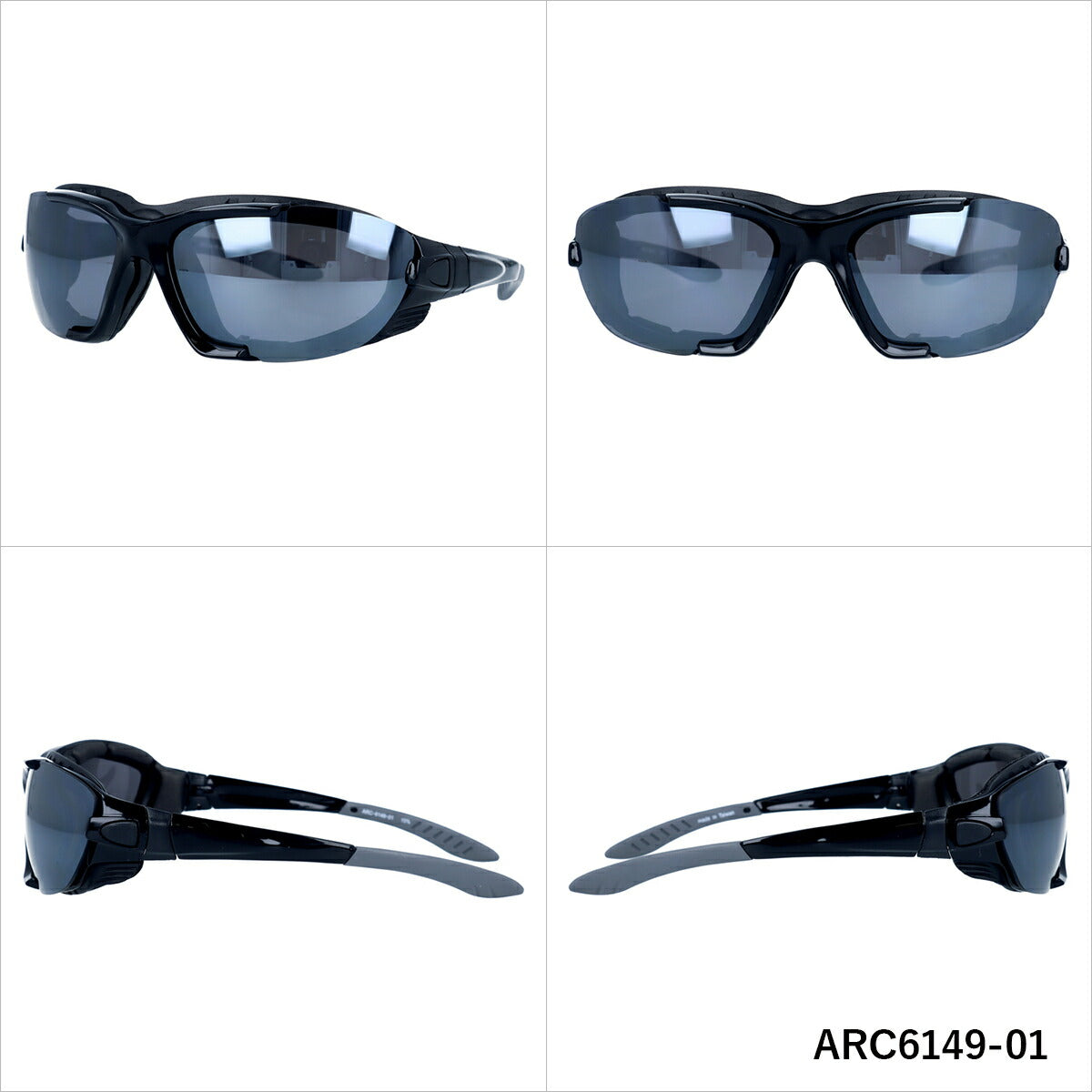 アークスタイル サングラス ミラーレンズ アジアンフィット ARC Style ARC6149 65サイズ スポーツ型 ユニセックス メンズ レディース ゴーグル スノーゴーグル スキー スノボ スノーボード