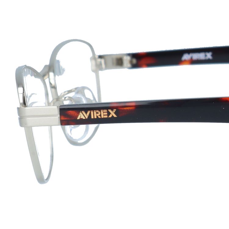 【選べる15色 ライトカラーレンズ】【国内正規品】アヴィレックス ライトカラーサングラス アジアンフィット AVIREX AR103 GP 54サイズ スクエア型 ユニセックス メンズ レディース デミ柄 べっ甲柄 レトロ風