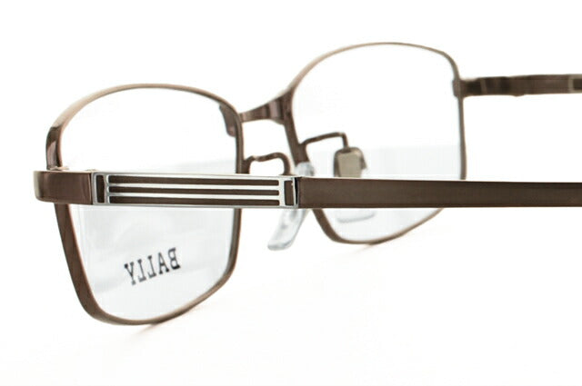【国内正規品】バリー メガネフレーム BALLY 度付き 度なし 伊達 だて 眼鏡 メンズ レディース BY3017J 1 56 ブラウン スクエア型 UVカット 紫外線 ラッピング無料