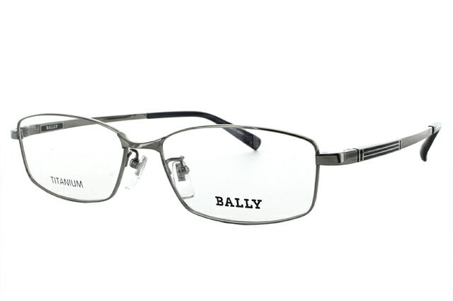 【国内正規品】バリー メガネフレーム BALLY 度付き 度なし 伊達 だて 眼鏡 メンズ レディース BY3017J 2 56 グレー/ネイビー スクエア型 UVカット 紫外線 ラッピング無料