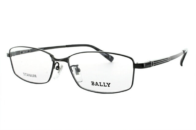 【国内正規品】バリー メガネフレーム BALLY 度付き 度なし 伊達 だて 眼鏡 メンズ レディース BY3017J 3 56 ブラック スクエア型 UVカット 紫外線 ラッピング無料