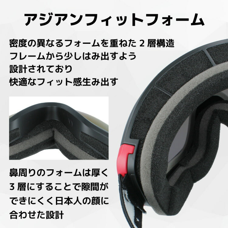 BAKKNEL バクネル BK 7022 眼鏡対応 ヘルメット対応 ミラーレンズ スノーゴーグル スキー スノーボード スノボ 球面ダブルレンズ フレームあり メンズ レディース ウィンタースポーツ 曇り防止 曇り止め 誕生日 プレゼント 男性 女性