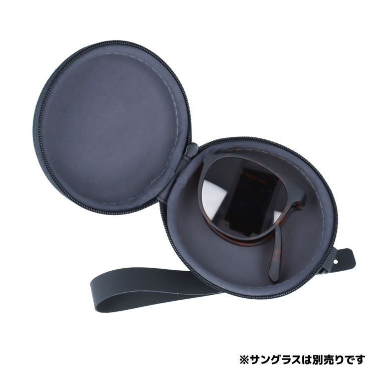 バクネル 折りたたみサングラス 専用ケース BN-FSC002-BK ストラップ付き BAKKNAL ブラック 黒 ハードケース ポーチ | おすすめ 人気 プレゼント 運転 ドライブ レジャー キャンプ アウトドア 釣り フィッシング 海 川 山 春 夏 秋 冬 ランニング