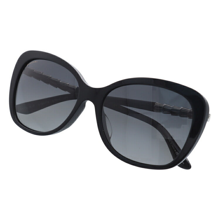 【国内正規品】ブルガリ 偏光サングラス BVLGARI セルペンティ BV8179KF 5190T3 57 57 ブラック/シルバー アジアンフィット SERPENTI 釣り ドライブ レディース モデル UVカット ラッピング無料