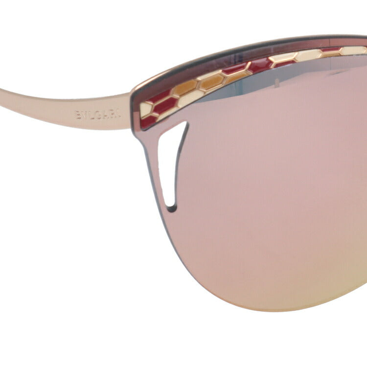 【国内正規品】ブルガリ サングラス セルペンティ ミラーレンズ BVLGARI SERPENTI BV6110 20144Z 63サイズ フォックス型 レディース ラッピング無料